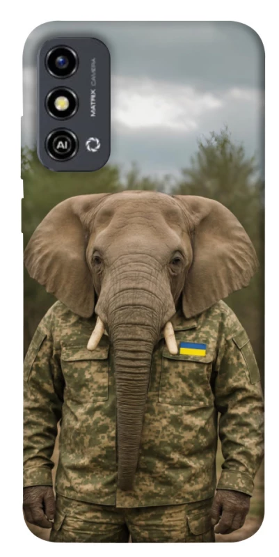 Чохол на ZTE Blade A53 Слон захисник фото 1 з 1