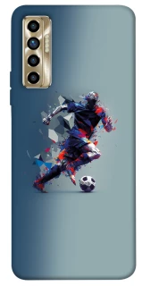 Чехол на TECNO Camon 17P Футболист фото 1 из 1