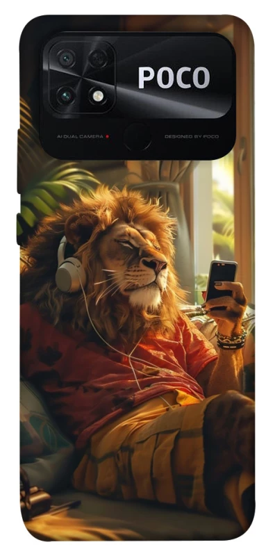Чохол на Xiaomi Poco C40 Лев v2 фото 1 з 1