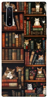 Чохол на Samsung Galaxy Note 10 Cats & Books фото 1 з 1
