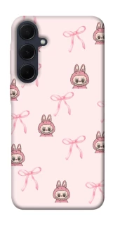 Чехол на Samsung Galaxy A35 Pink bows and Labubus фото 1 из 1