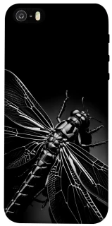 Чехол на Apple iPhone 5/5S/SE Black dragonfly фото 1 из 1