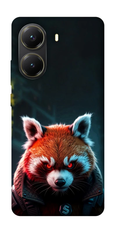 Чехол на Xiaomi Poco X7 Pro Cyber Red Panda фото 1 из 1