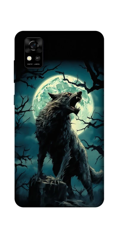 Чохол на ZTE Blade A31 Вовк під місяцем фото 1 з 1