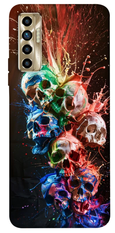 Чохол на TECNO Camon 17P Skulls фото 1 з 1