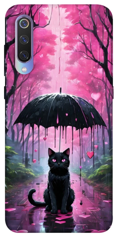 Чехол на Xiaomi Mi 9 Black cat фото 1 из 1