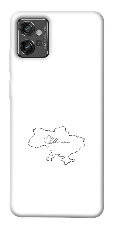 Чохол на Motorola Moto G32 Ukraine map фото 1 з 1
