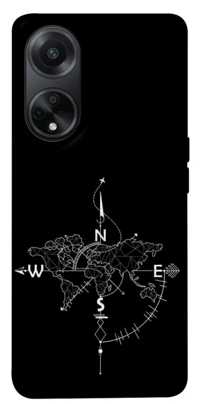 Чохол на Oppo A58 4G Travel Map фото 1 з 1