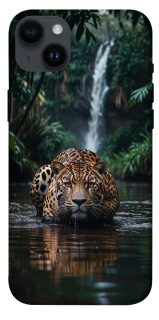 Чехол на Apple iPhone 14 Plus (6.7") Leopard in water фото 1 из 1