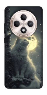 Чехол на Oppo Reno 12 F 4G/5G Кот под луной фото 1 из 1