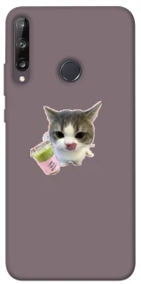 Чехол на Huawei P40 Lite E cat matcha фото 1 из 1