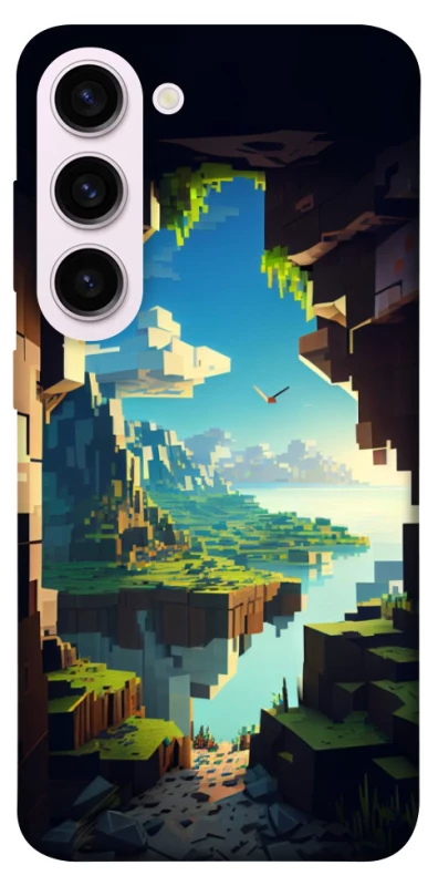 Чохол на Samsung Galaxy S23+ Minecraft sunrise фото 1 з 1