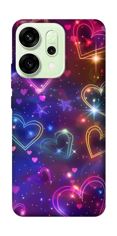 Чохол на Oppo Reno 14 Drawn hearts фото 1 з 1