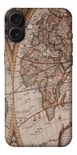 Чехол на Apple iPhone 16 Plus Карта путешествий фото 1 из 1