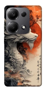 Чехол на Xiaomi Redmi Note 13 Pro 4G white dragon фото 1 из 1