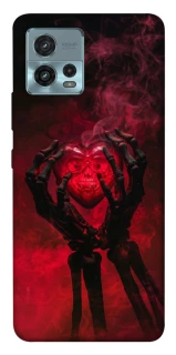 Чохол на Motorola Moto G72 Heart in the hands of a skeleton фото 1 з 1