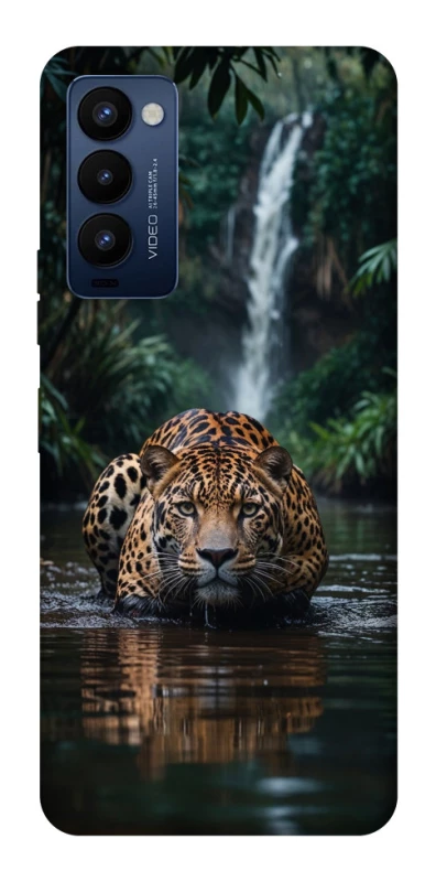 Чехол на TECNO Camon 18 Pro Leopard in water фото 1 из 1