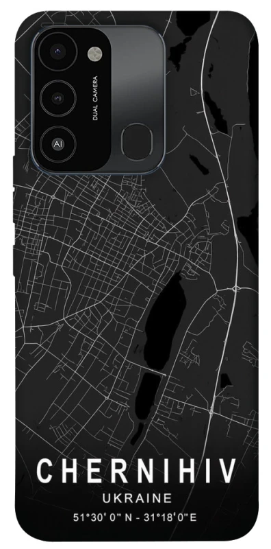 Чохол на TECNO Spark 8C Chernihiv map фото 1 з 1