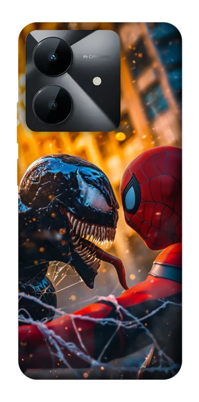 Чохол на Realme Note 60x Venom vs Spiderman фото 1 з 1