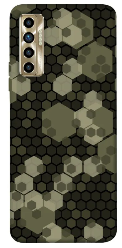 Чехол на TECNO Camon 17P Camouflage v9 фото 1 из 1