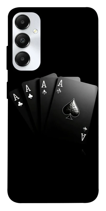 Чохол на Samsung Galaxy A05s Black Cards фото 1 з 1