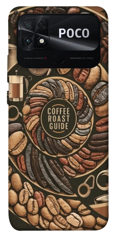 Чохол на Xiaomi Poco C40 Coffee roast guide фото 1 з 1