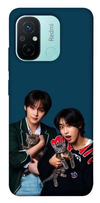 Чехол на Xiaomi Redmi 12C / Poco C55 Lee Know and Han - Stray Kids фото 1 из 1