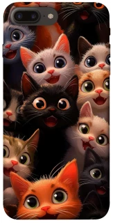 Чохол на Apple iPhone 7 plus / 8 plus happy cats фото 1 з 1