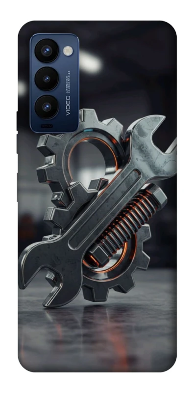 Чехол на TECNO Camon 18 Pro Mechanic фото 1 из 1