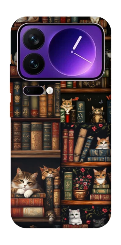 Чохол на Xiaomi 17 Pro Max Cats & Books фото 1 з 1