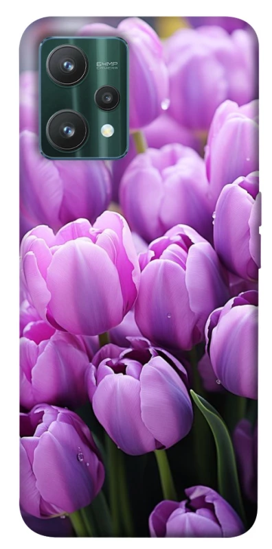 Чехол на Realme 9 Pro Фиолетовые тюльпаны фото 1 из 1