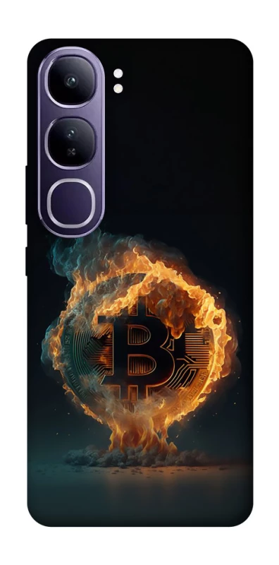 Чохол на Vivo Y300 Fire Bitcoin фото 1 з 1