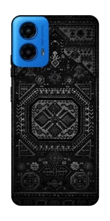 Чехол на Motorola Moto G45 Черный ковер фото 1 из 1
