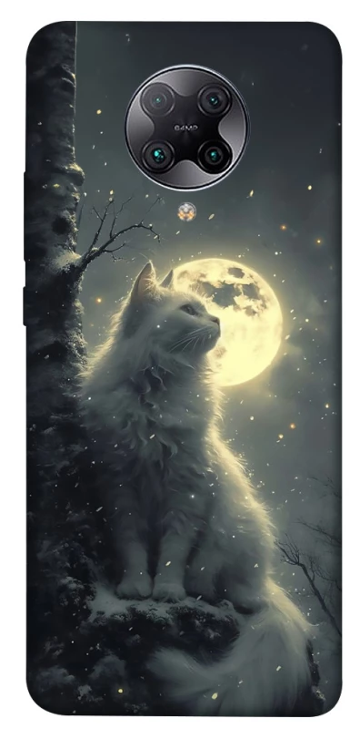 Чехол на Xiaomi Redmi K30 Pro / Poco F2 Pro Кот под луной фото 1 из 1