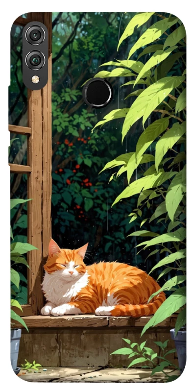 Чохол на Huawei Honor 8X red cat фото 1 з 1