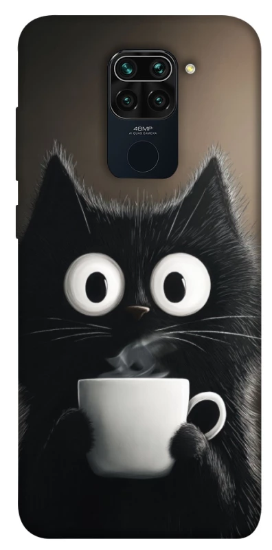 Чехол на Xiaomi Redmi Note 9 / Redmi 10X morning cat фото 1 из 1