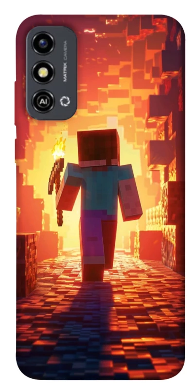 Чехол на ZTE Blade A53 Minecraft adventure фото 1 из 1