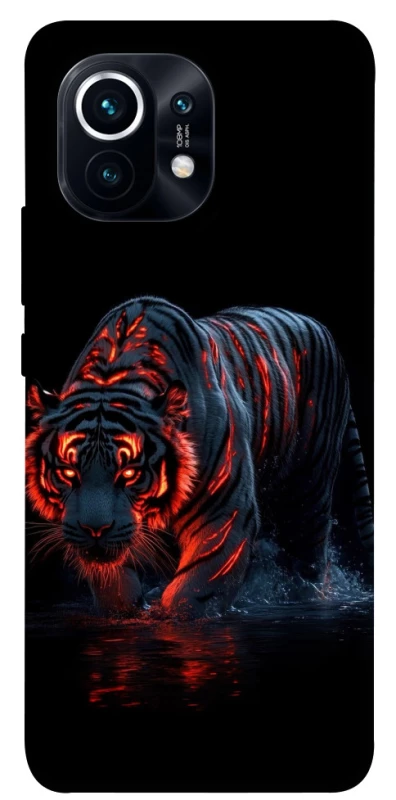 Чехол на Xiaomi Mi 11 fire tiger фото 1 из 1