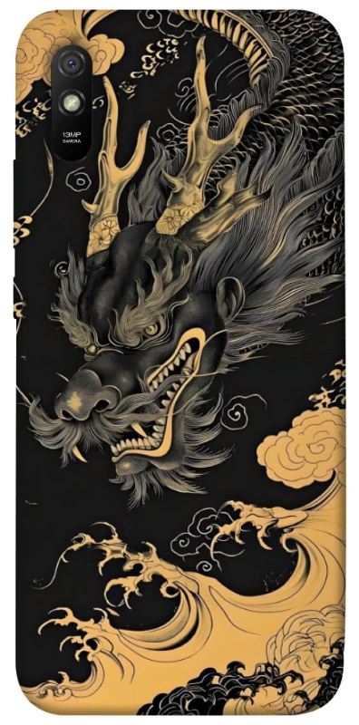 Чохол на Xiaomi Redmi 9A gold dragon фото 1 з 1