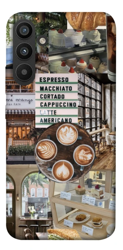 Чохол на Samsung Galaxy A34 5G Coffee collage ver.5 фото 1 з 1