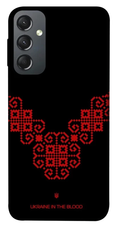 Чохол на Samsung Galaxy A24 4G Чорно-червона вишиванка фото 1 з 1