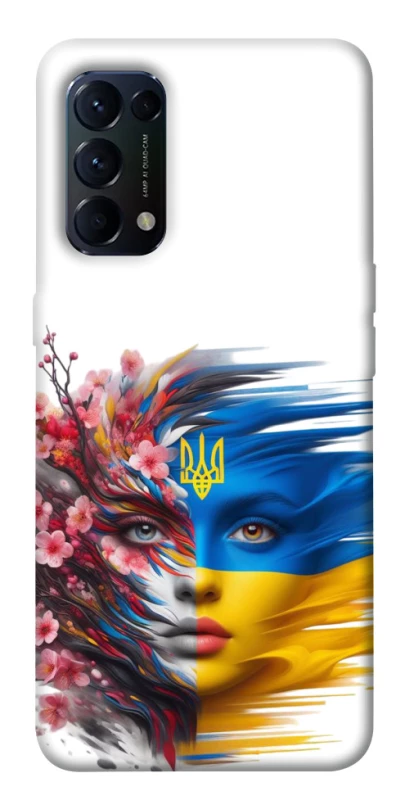 Чохол на Oppo Reno 5 4G Flowering Ukraine фото 1 з 1