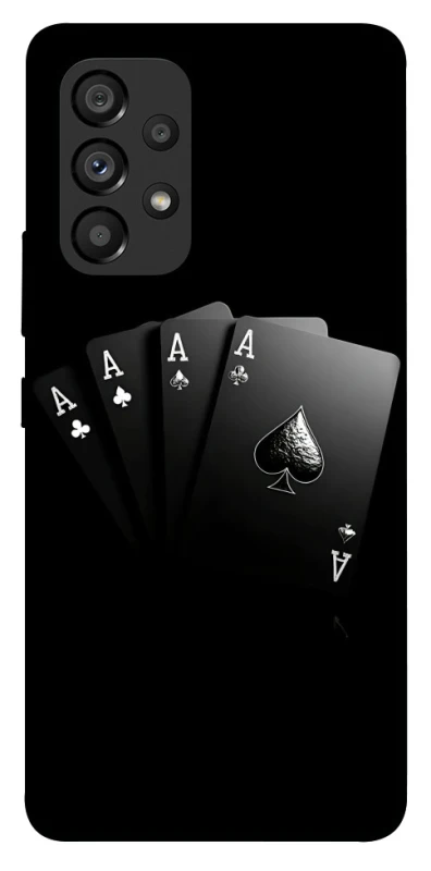 Чохол на Samsung Galaxy A53 5G Black Cards фото 1 з 1