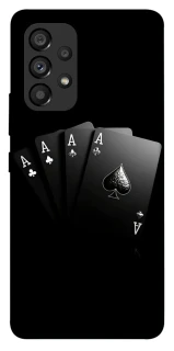 Чохол на Samsung Galaxy A53 5G Black Cards фото 1 з 1