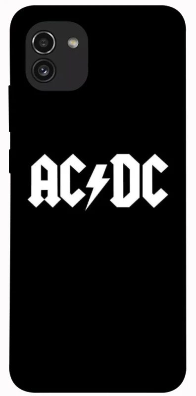 Чохол на Samsung Galaxy A03 AC/DC logo фото 1 з 1