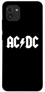 Чохол на Samsung Galaxy A03 AC/DC logo фото 1 з 1