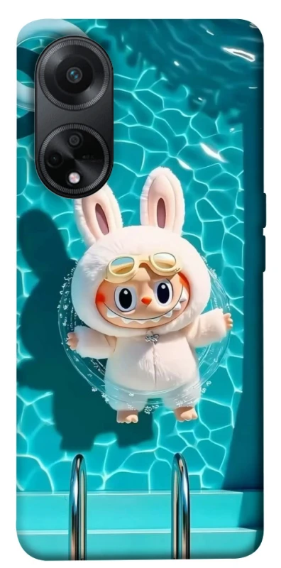 Чехол на Oppo A98 Labubu in the pool ver.2 фото 1 из 1