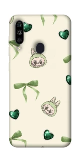 Чехол на ZTE Blade A7 (2020) Labubu Green Heart фото 1 из 1