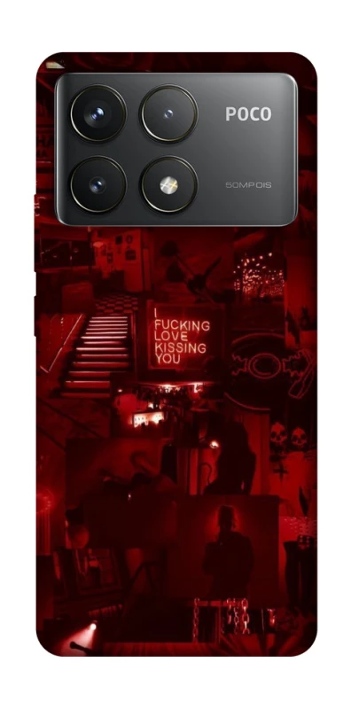 Чехол на Xiaomi Poco F6 Pro Love collage ver.5 фото 1 из 1