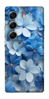 Чехол на Tecno Camon 40 Синие цветы фото 1 из 1